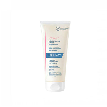 DUCRAY ICTYANE Moisturizing Cleansing Cream 200ml - For Dry Skin