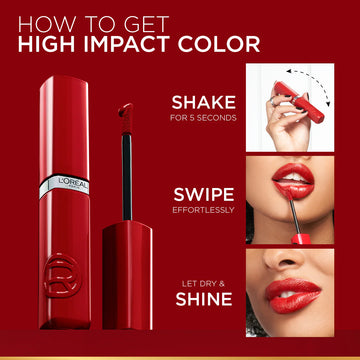 L’Oréal Paris Infallible Laque Résistance Liquid Lipstick – Long-Lasting Glossy Color - Cosmoart